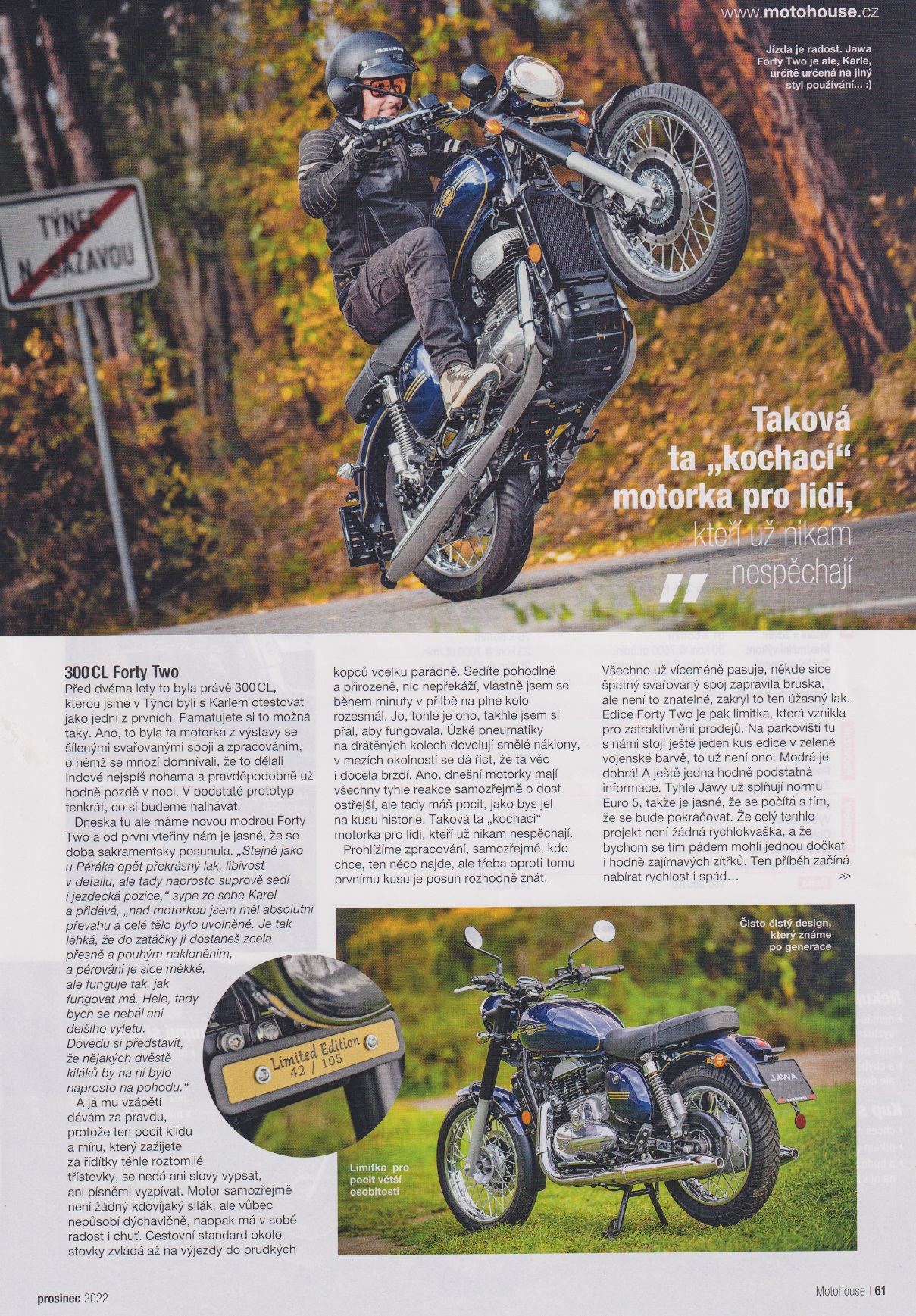 Jawa 300 CL Forty Two / Jawa 350 Pérák