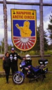 Červen 1995, Finsko - z polárního kruhu na Nordkapp. (12.830 km)