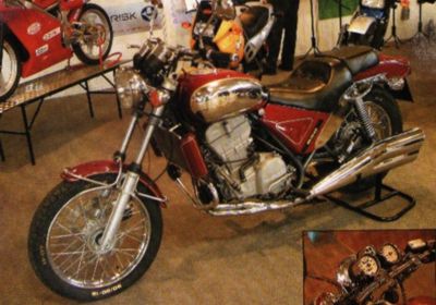 Studie motocyklu Jawa 650